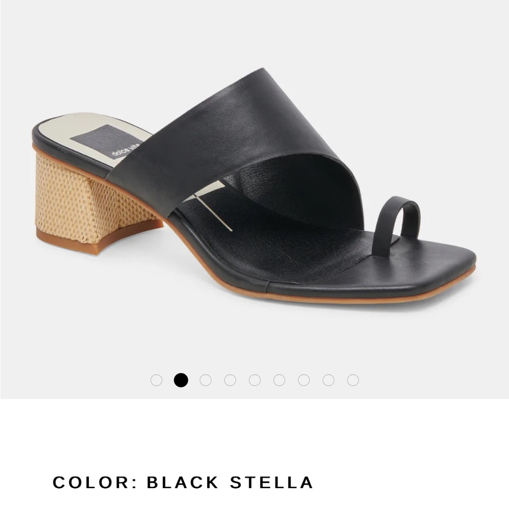 NWT Dolce Vitas Black Barlou Sandals